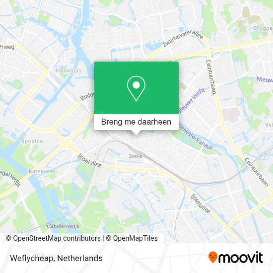 Weflycheap kaart