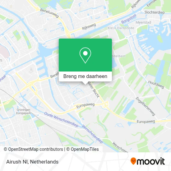Airush Nl kaart