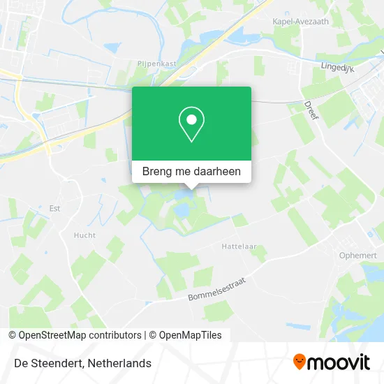 De Steendert kaart