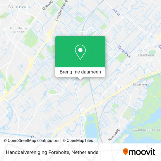 Handbalvereniging Foreholte kaart