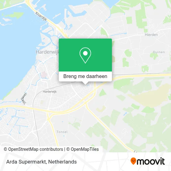 Arda Supermarkt kaart