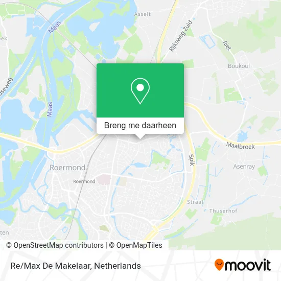 Re/Max De Makelaar kaart