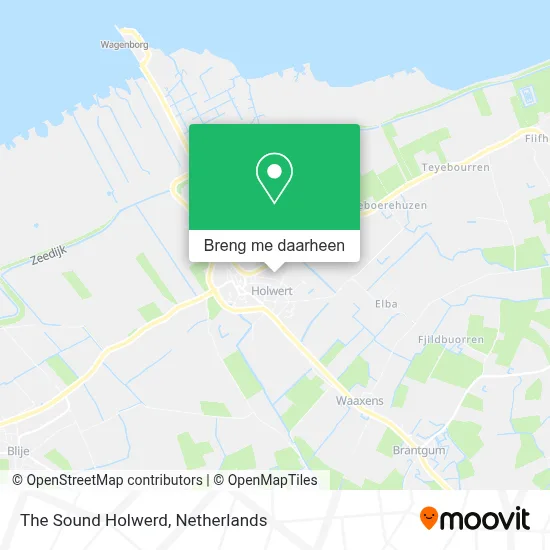 The Sound Holwerd kaart