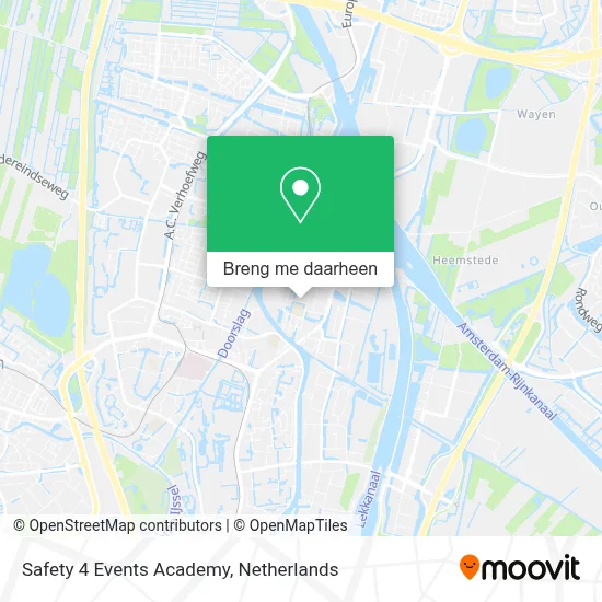 Safety 4 Events Academy kaart