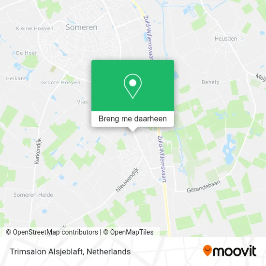 Trimsalon Alsjeblaft kaart