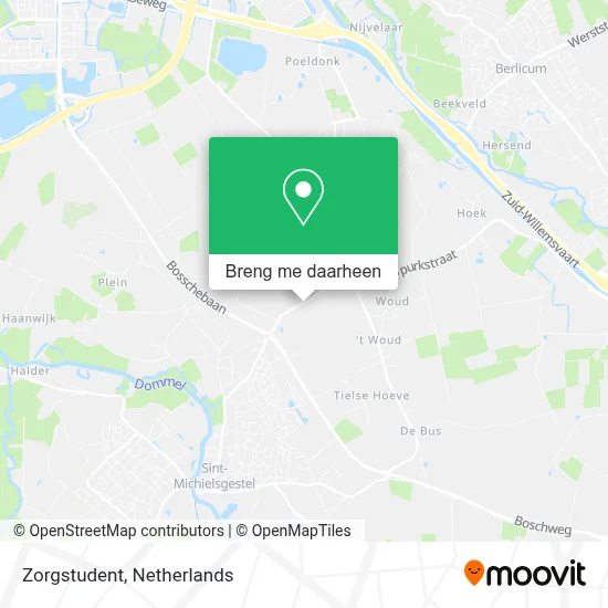 Zorgstudent kaart