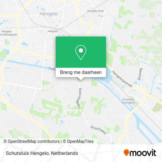 Schutsluis Hengelo kaart