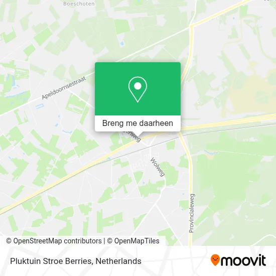 Pluktuin Stroe Berries kaart