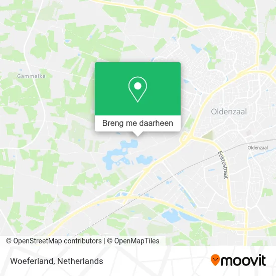 Woeferland kaart