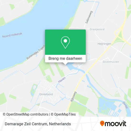 Demarage Zeil Centrum kaart