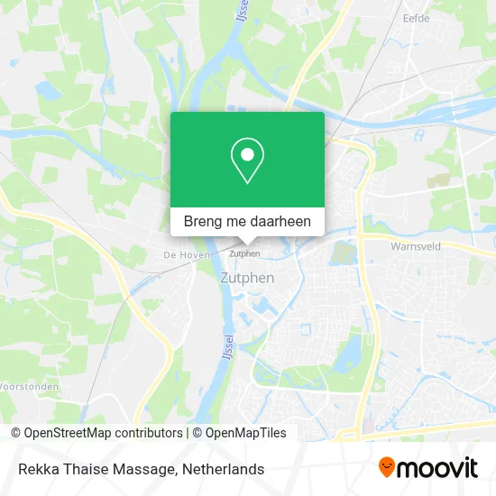 Rekka Thaise Massage kaart