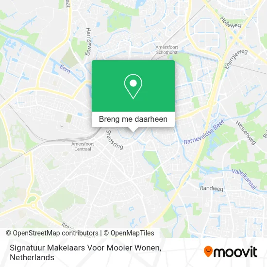 Signatuur Makelaars Voor Mooier Wonen kaart