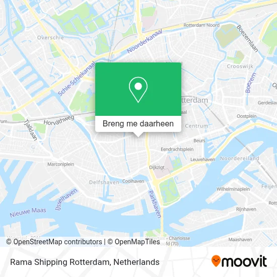Rama Shipping Rotterdam kaart