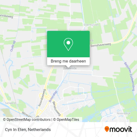 Cyn In Eten kaart