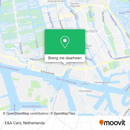E&A Cars kaart