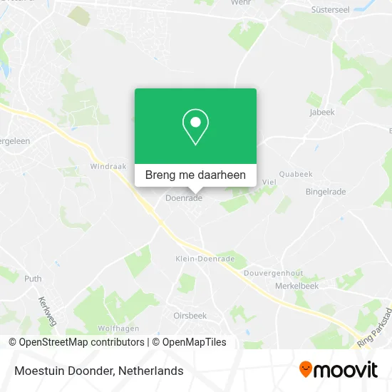 Moestuin Doonder kaart