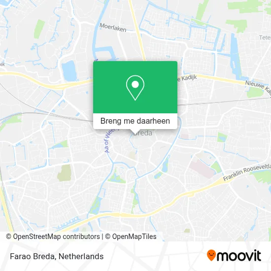 Farao Breda kaart