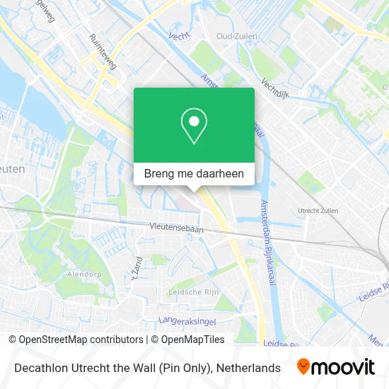 Decathlon Utrecht the Wall (Pin Only) kaart