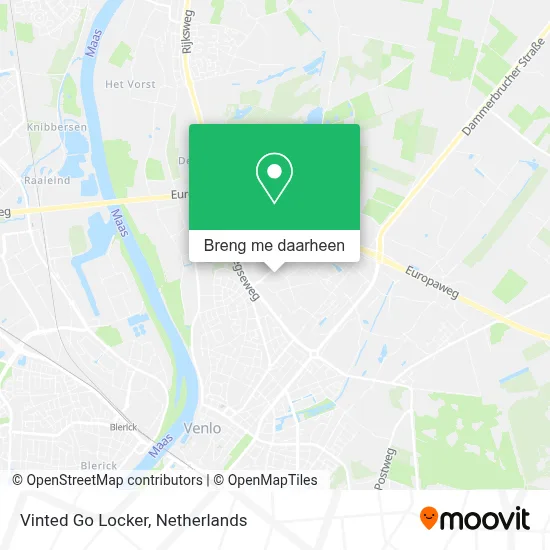 Vinted Go Locker kaart