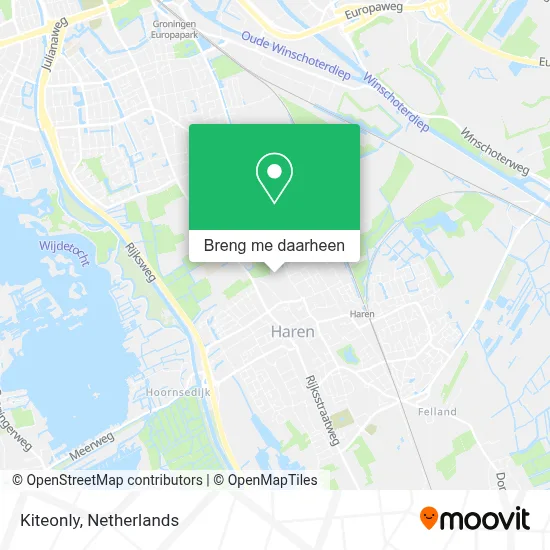 Kiteonly kaart