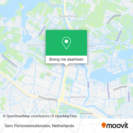 Sem Personeelsdiensten kaart
