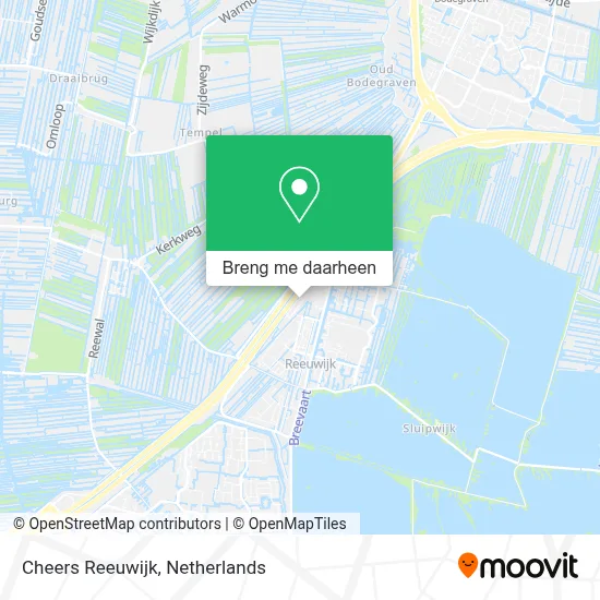 Cheers Reeuwijk kaart