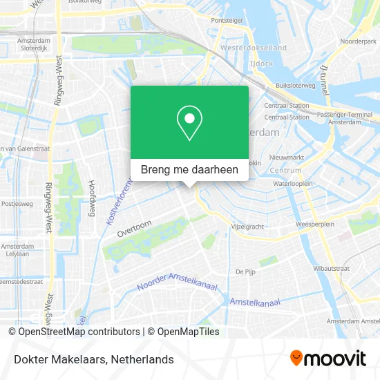 Dokter Makelaars kaart