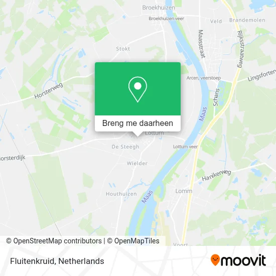 Fluitenkruid kaart