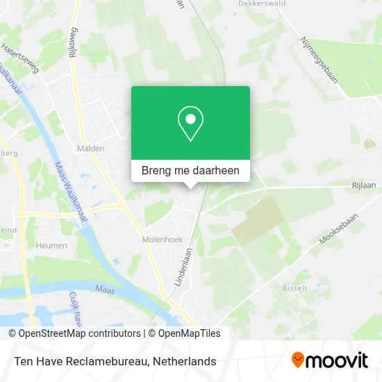 Ten Have Reclamebureau kaart