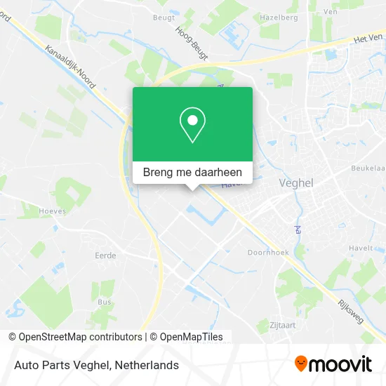 Auto Parts Veghel kaart