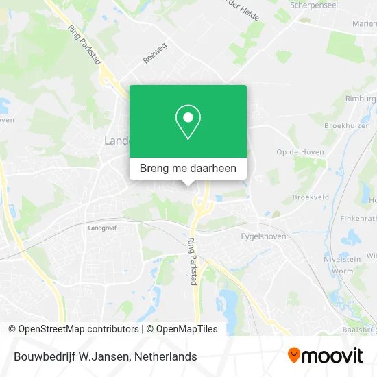 Bouwbedrijf W.Jansen kaart