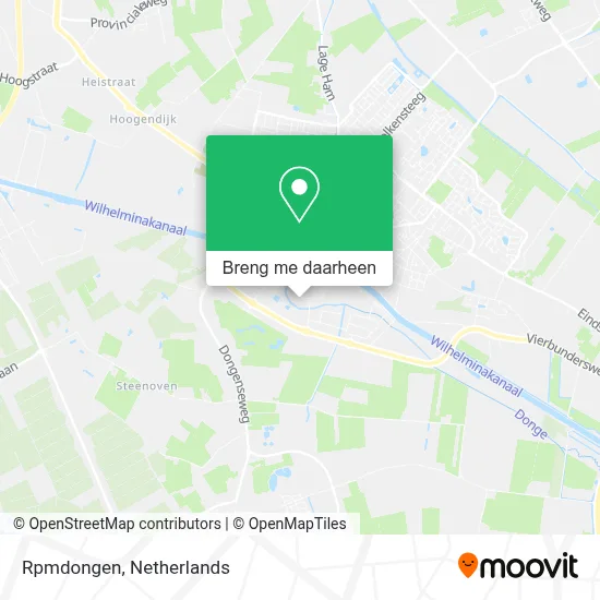 Rpmdongen kaart