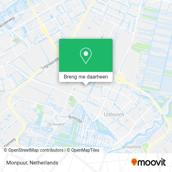 Monpuur kaart