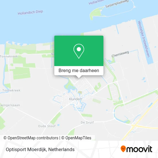 Optisport Moerdijk kaart