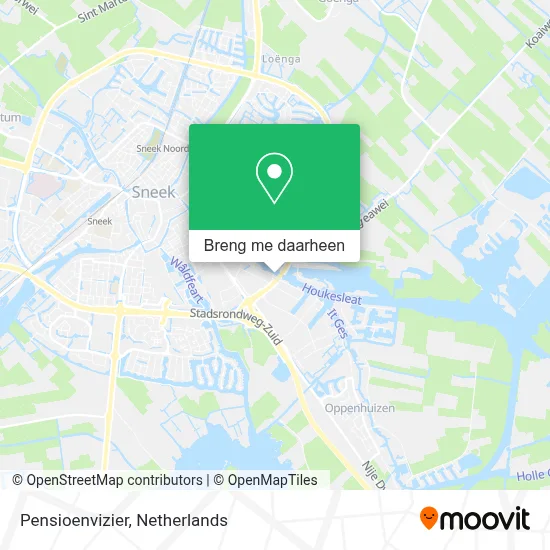 Pensioenvizier kaart