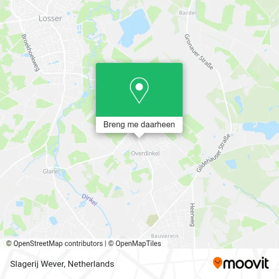 Slagerij Wever kaart