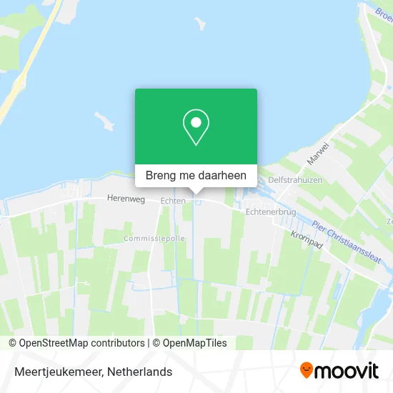 Meertjeukemeer kaart