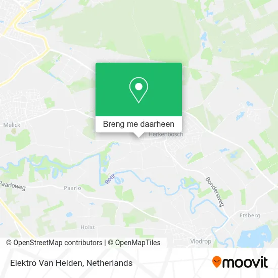 Elektro Van Helden kaart