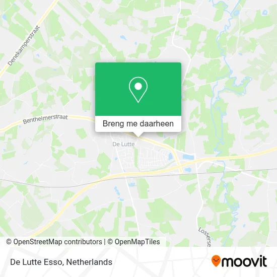 De Lutte Esso kaart