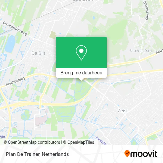 Plan De Trainer kaart