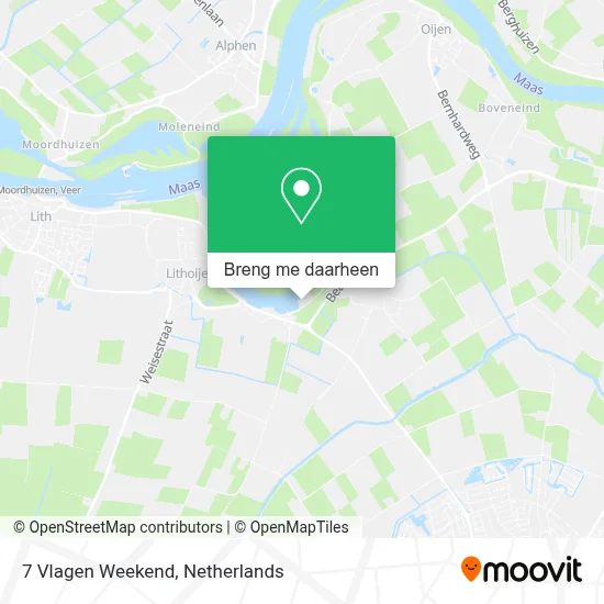 7 Vlagen Weekend kaart
