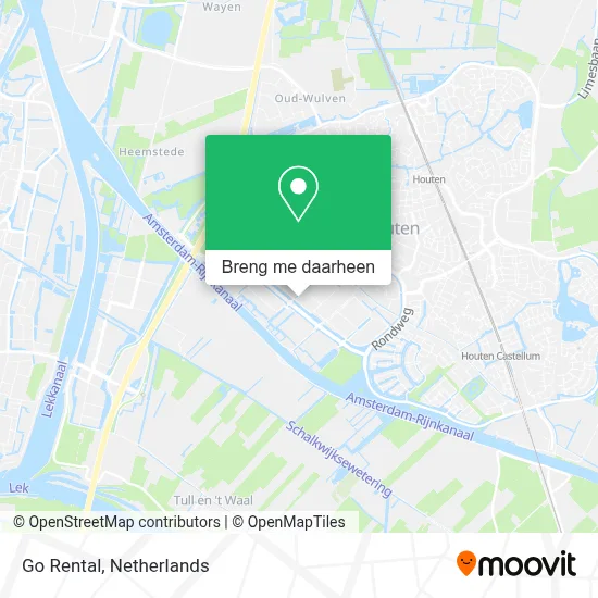 Go Rental kaart