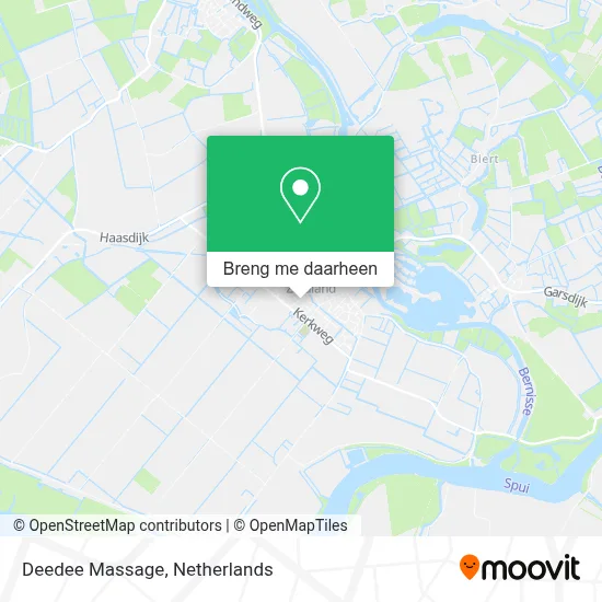 Deedee Massage kaart