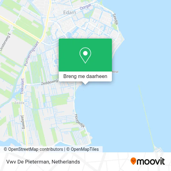 Vwv De Pieterman kaart