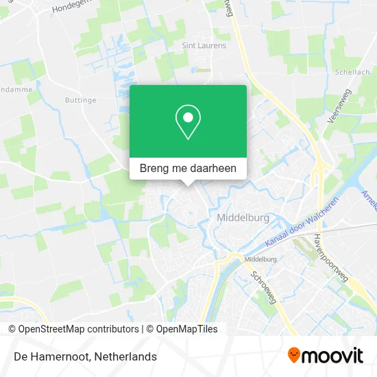 De Hamernoot kaart