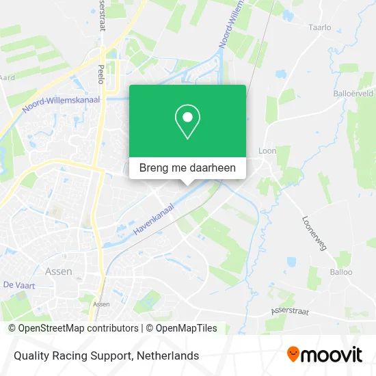 Quality Racing Support kaart