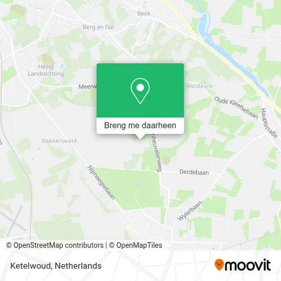 Ketelwoud kaart