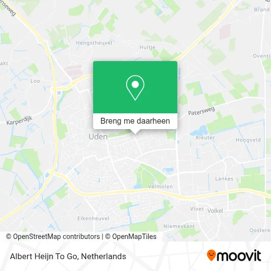 Albert Heijn To Go kaart