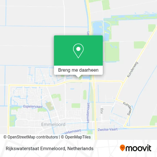 Rijkswaterstaat Emmeloord kaart