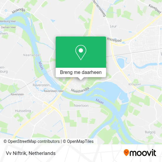Vv Niftrik kaart